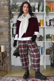 Lola Boucle Slouch Knit Burgundy